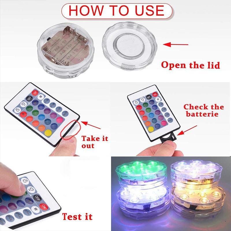 Afstandsbediening Waterdichte Magnetische Zuignap LED Licht