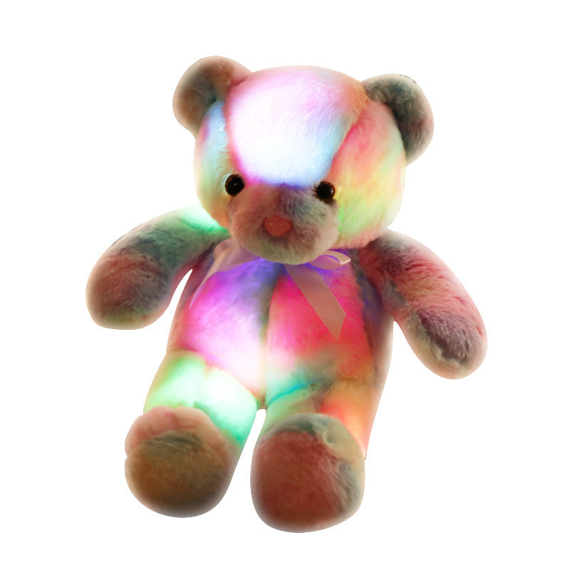 GlowBear | Kleurrijke LED Licht Teddybeer Pluche Speelgoed Kerstaanbieding