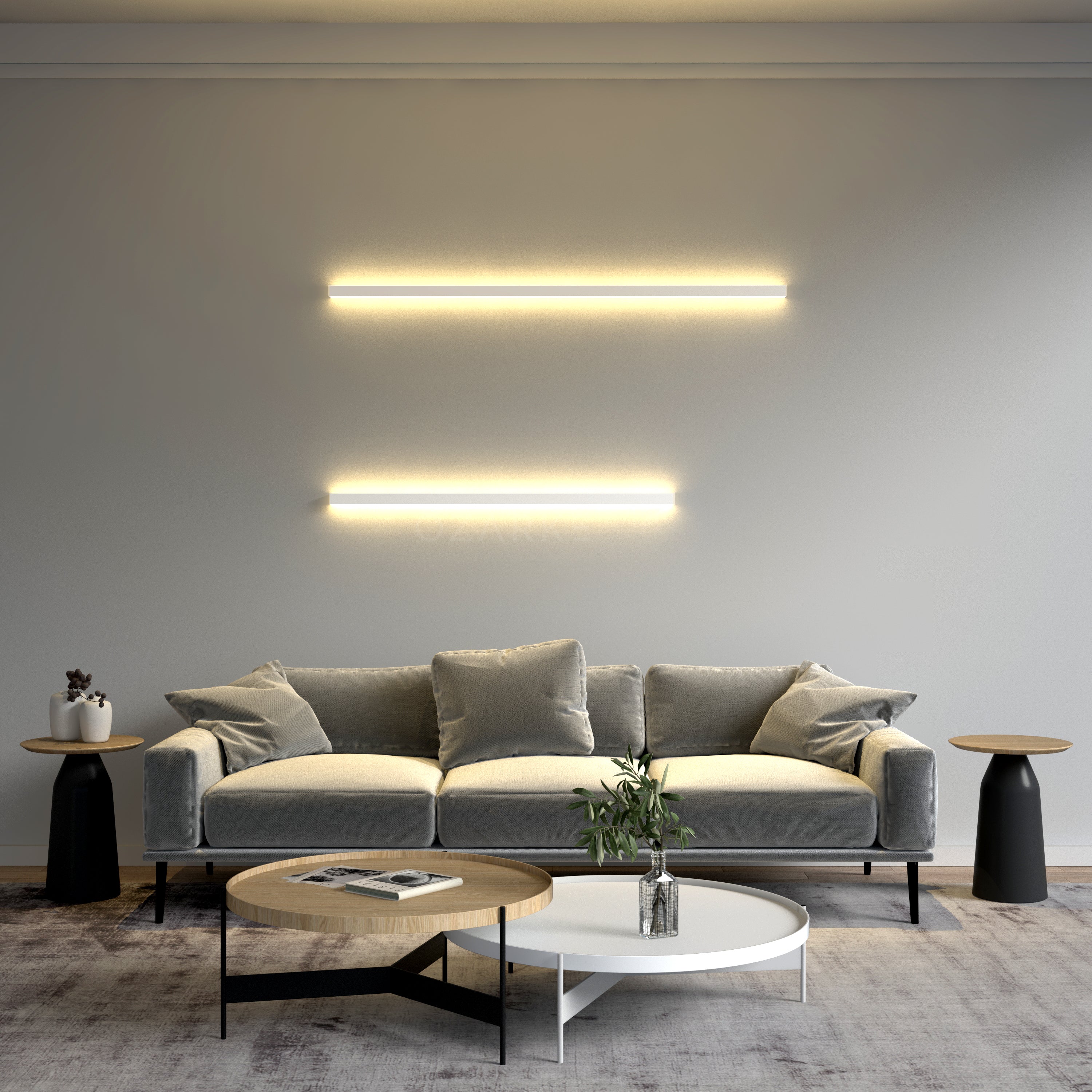 Lineaire Minimalistische Wandlamp