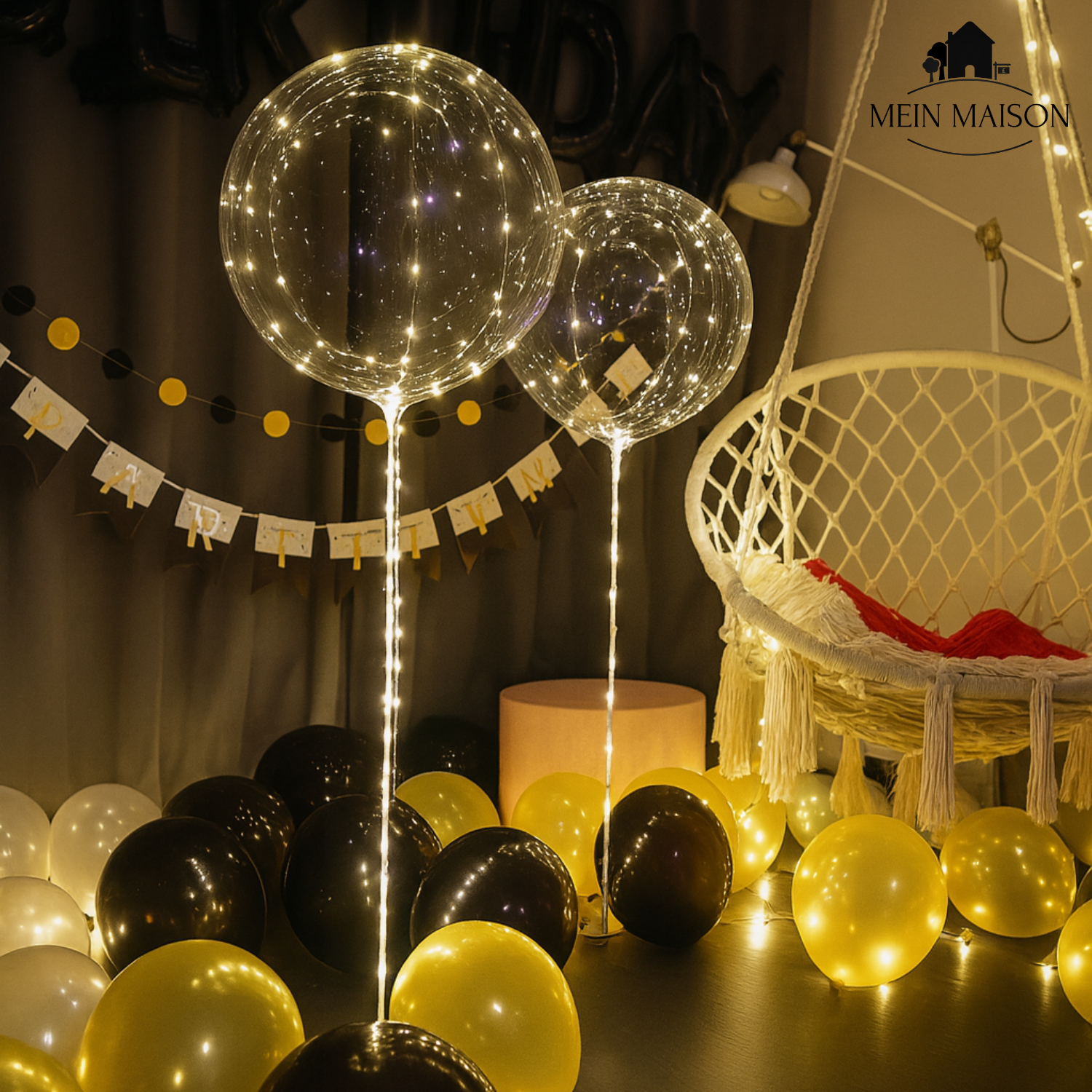 5+5 GRATIS | PartyGlow – Verlicht elk feest met warme, herbruikbare LED-luchtballonstralingslicht