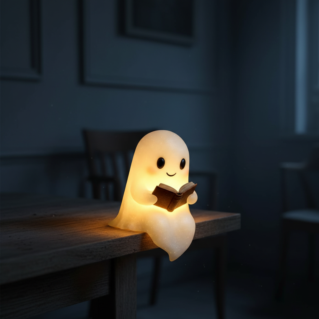 NachtGeest Lamp – Handgemaakte Decoratieve Nachtlamp met Warm Licht
