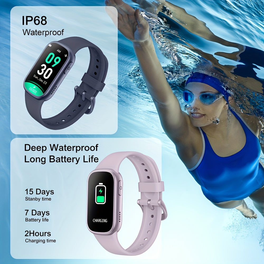 Waterdichte Smartwatch met 7 Dagen Batterijduur en Snelladen voor Fitness Tracking
