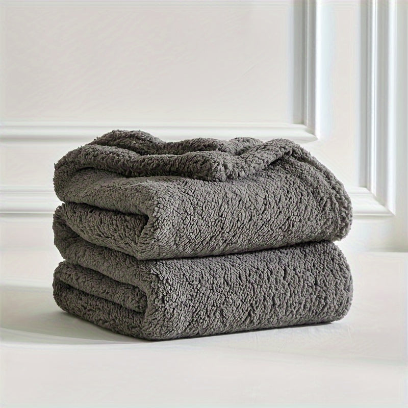 Ultra Zachte Sherpa Fleece Deken – Warme en Comfortabele Knuffeldeken voor Thuis