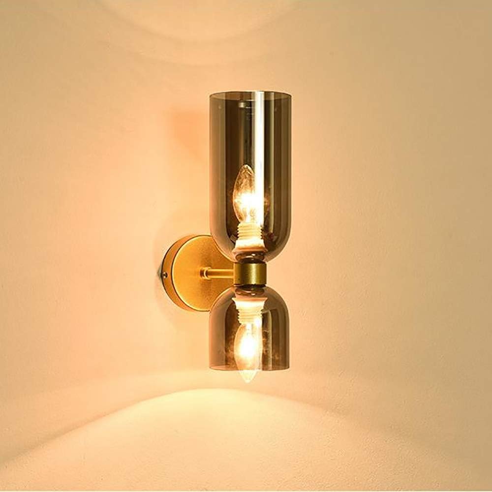 Dubbele Hoofd Glazen Wandlamp LED Sconces