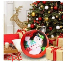Opblaasbare Christmas Kerstbal 60 cm – Weerbestendige PVC Kerstdecoratie voor Buiten