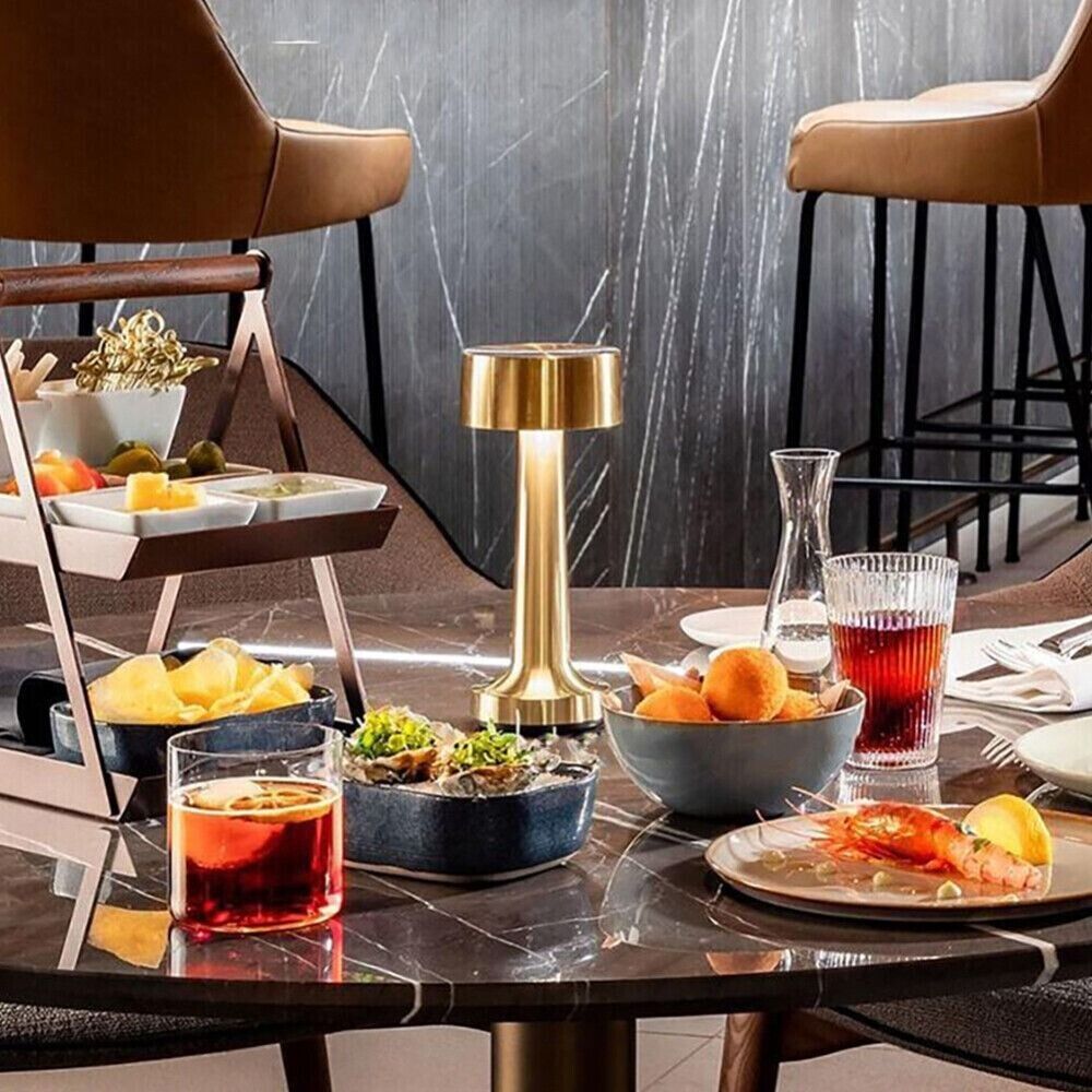 Elegante Tafellamp LED – Draadloos, Dimbaar & Oplaadbaar