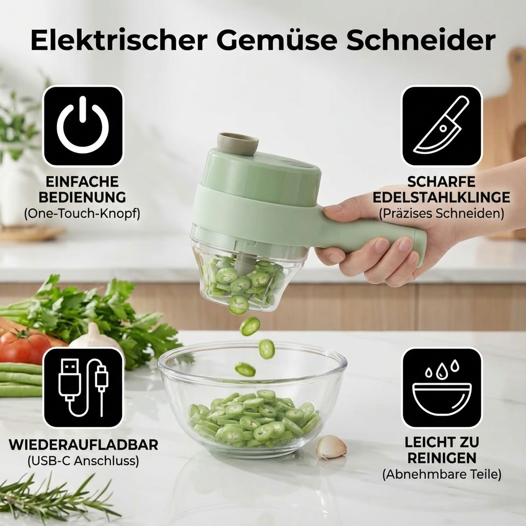Elektrische Groentesnijder