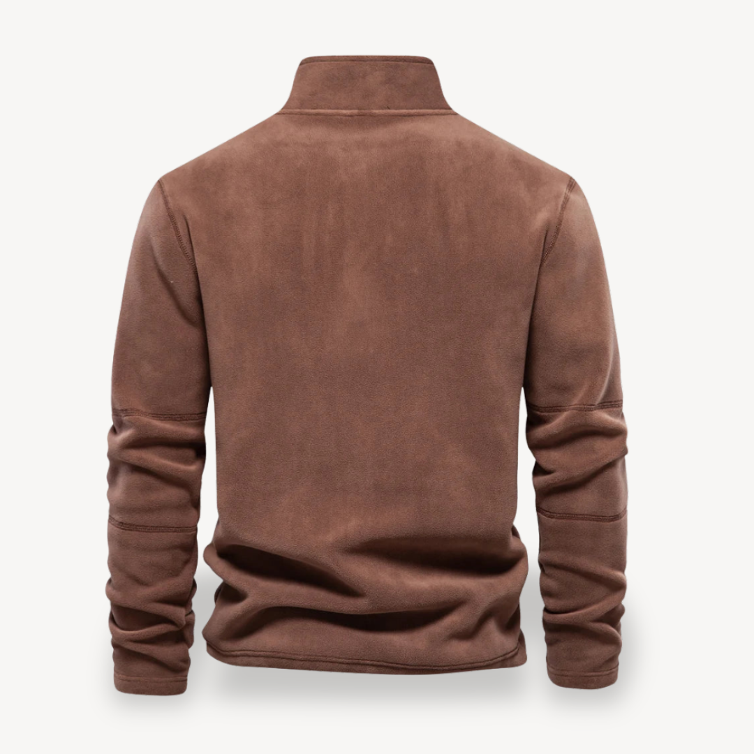 Heren ComfortZip Fleecevest – Warm, Zacht en Praktisch met Rits