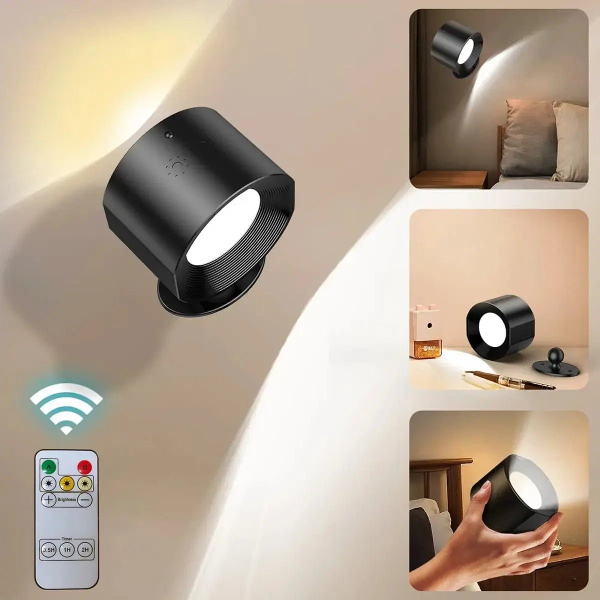Oplaadbare LED-Wandlamp