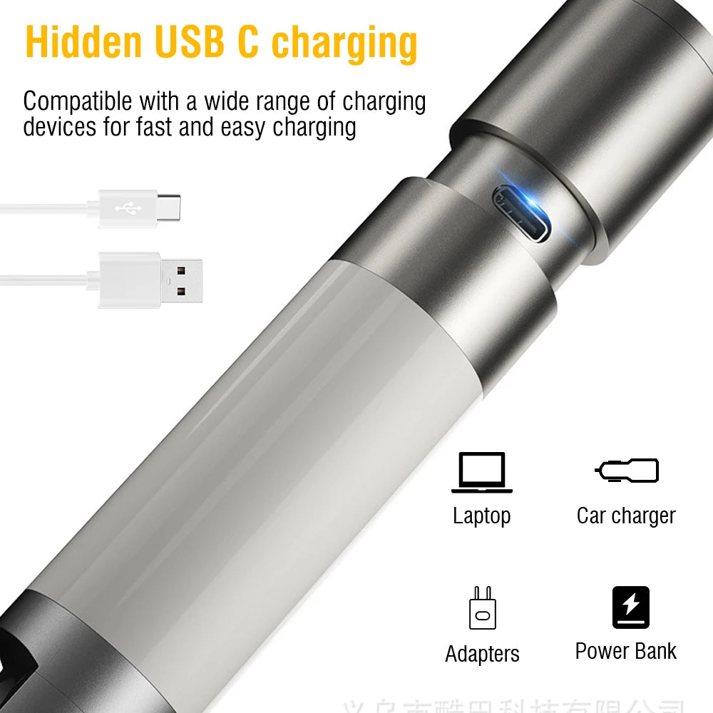 Boruit LED-zaklamp met hoog vermogen