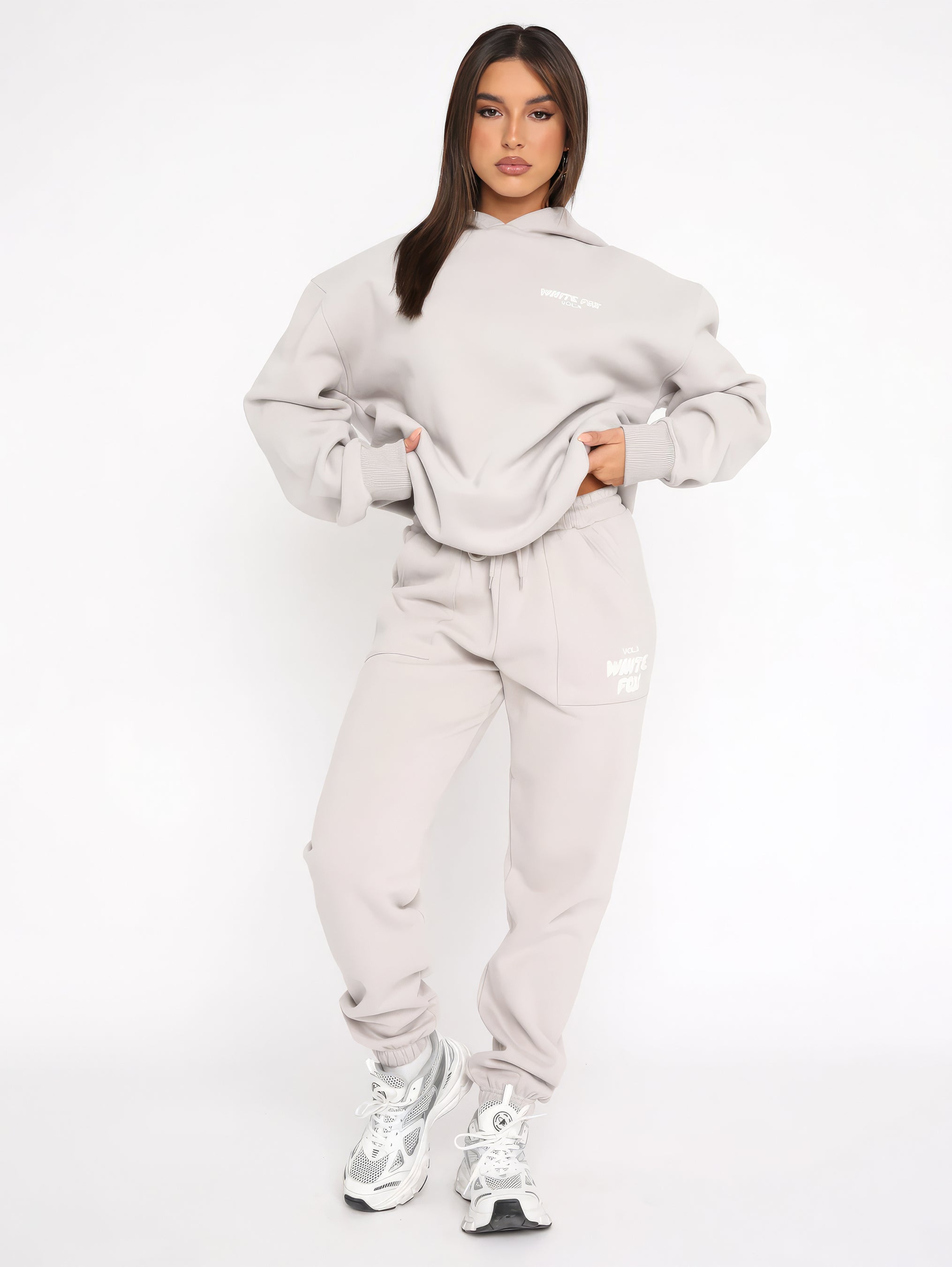 Vanio | Dames WhiteFox Trainingspak met Hoodie