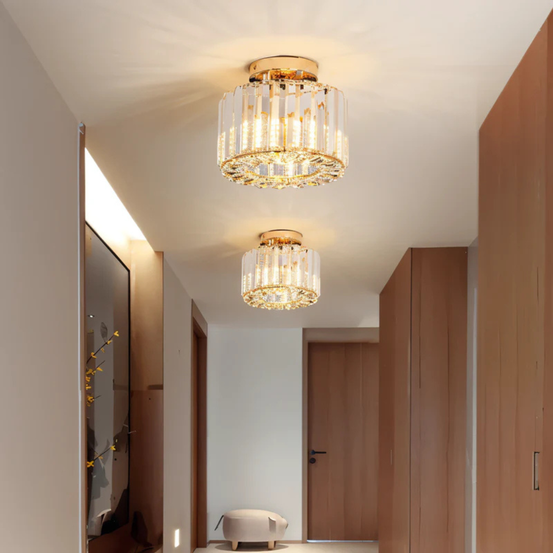 Cryst - Luxe Kristallen Plafondlamp | Stralende Plafondverlichting