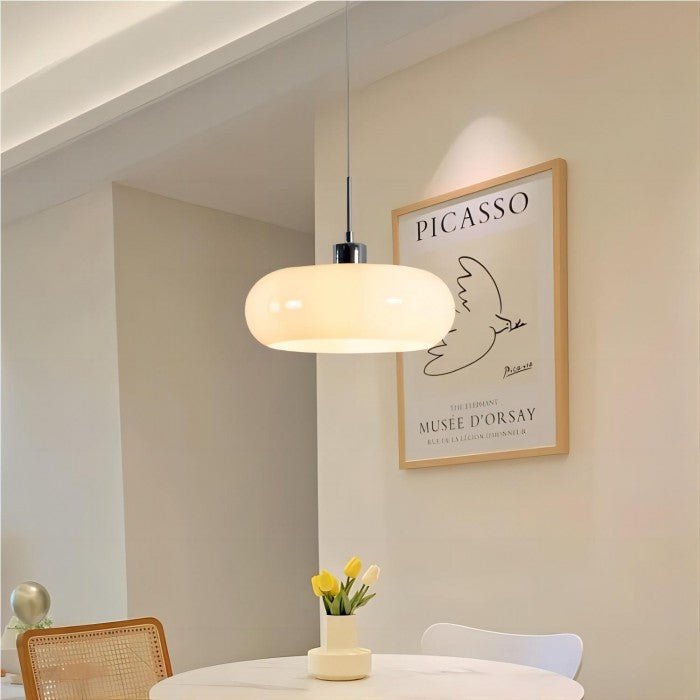 Hanglamp Glas Bauhaus Stijl - Noordisch Retro