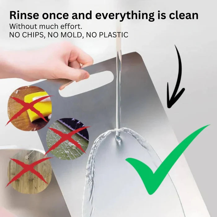 100% RVS Antibacterieel Snijbord