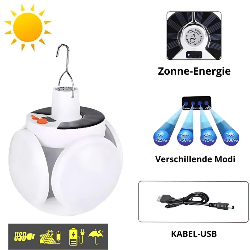 Zonne-energie Buitenlamp (LED)