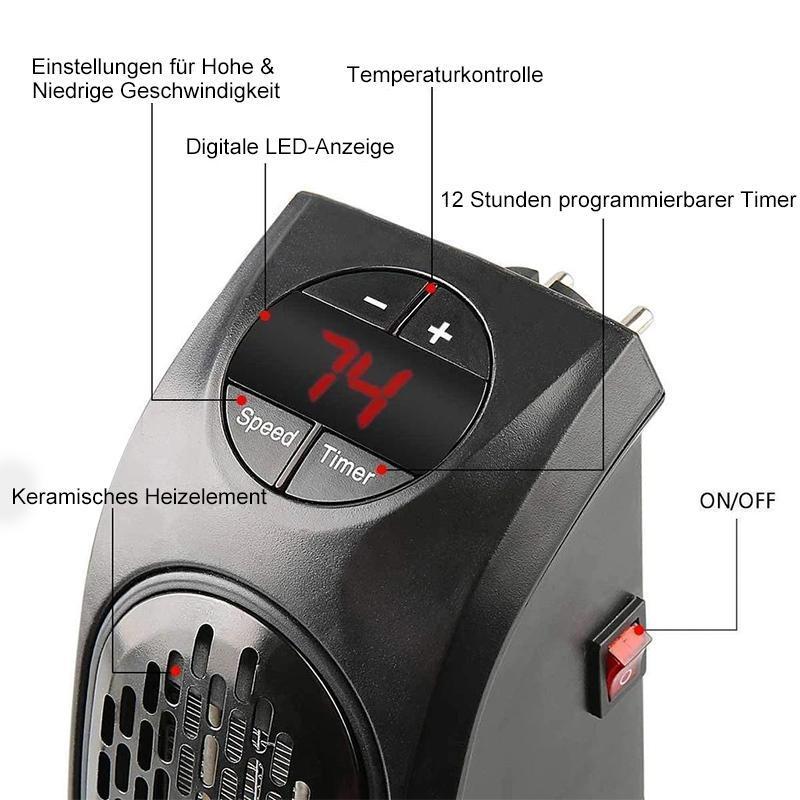 Draagbare Elektrische Kachel – Compacte Verwarming voor Kantoor & Thuis