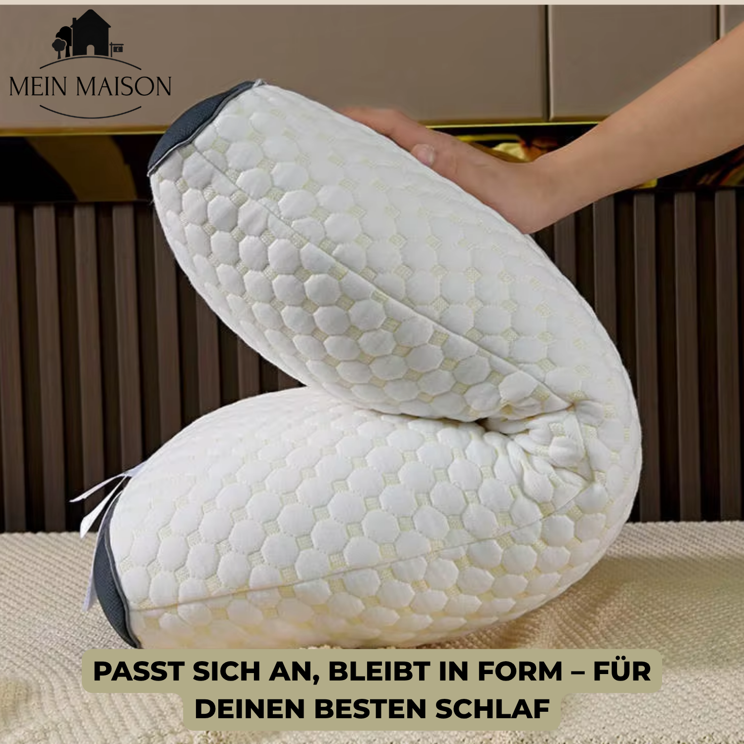 Ergonomisch Nekkussen Geheugen-Schuim Ademend Contour