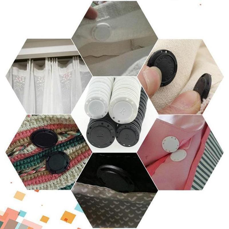 Hoogwaardige onzichtbare kunststof magneetsluiting, 5 stuks