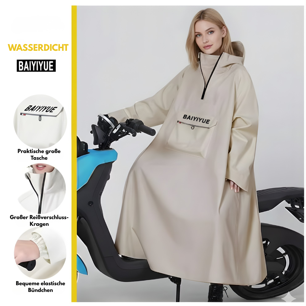 Waterdichte Lange Regenjas | 50% KORTING