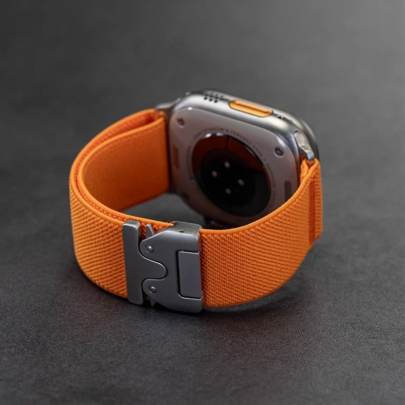 LuxeFlex Elite Nylon Band | Comfortabele en stijlvolle stretchband voor Apple Watch
