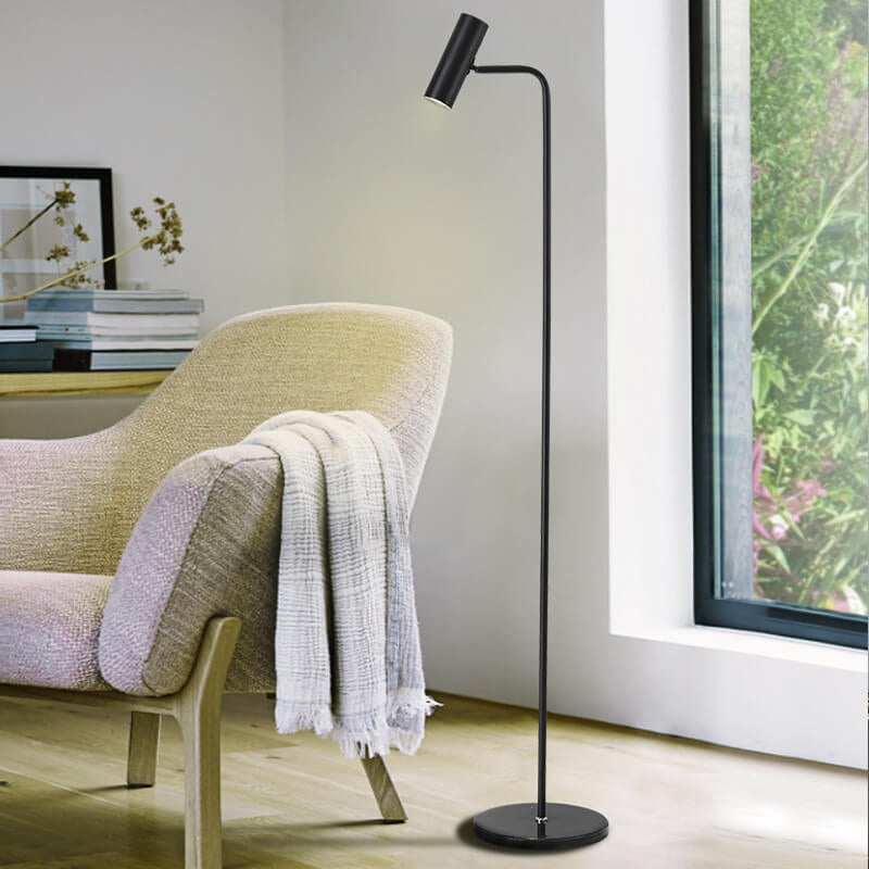 Industriële IJzeren Eenvoudige Lampvoet Verstelbare LED Staande Vloerlamp