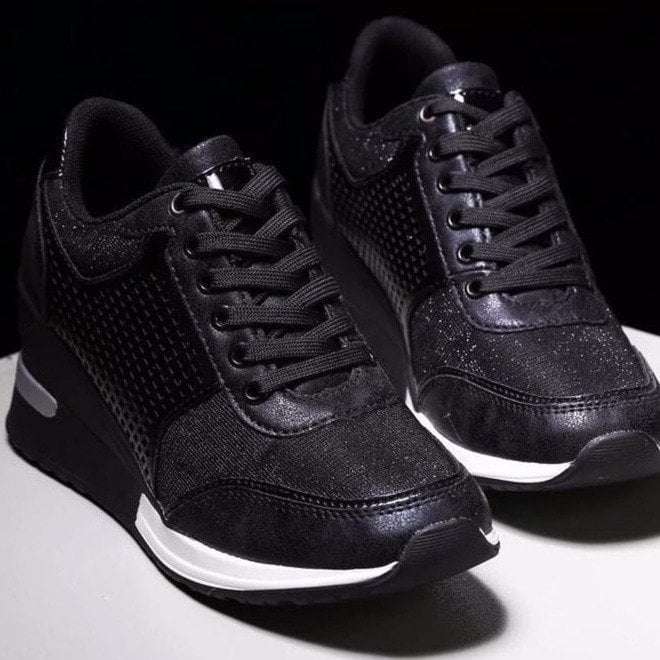 Hoge Hak Sneakers met Wedge