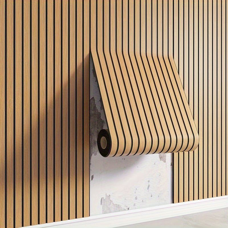 HoutLook Wandpanelen – Zelfklevende 3D PVC Wandbekleding voor een snelle woonervaring