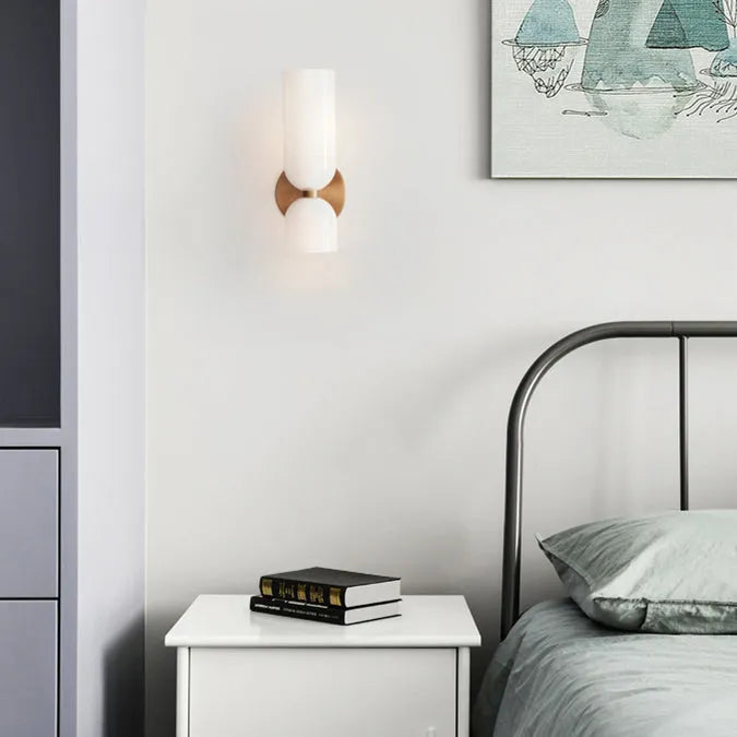 Dubbele Hoofd Glazen Wandlamp LED Sconces