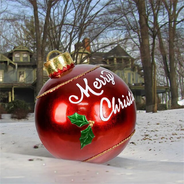 GlanzBall XL Kerstdecoratie – Weerbestendige Jumbo Kerstballen voor Binnen en Buiten