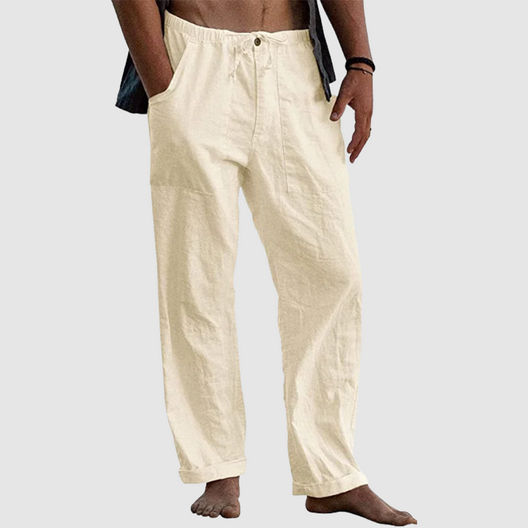 Casual linnen broek voor mannen | Werk