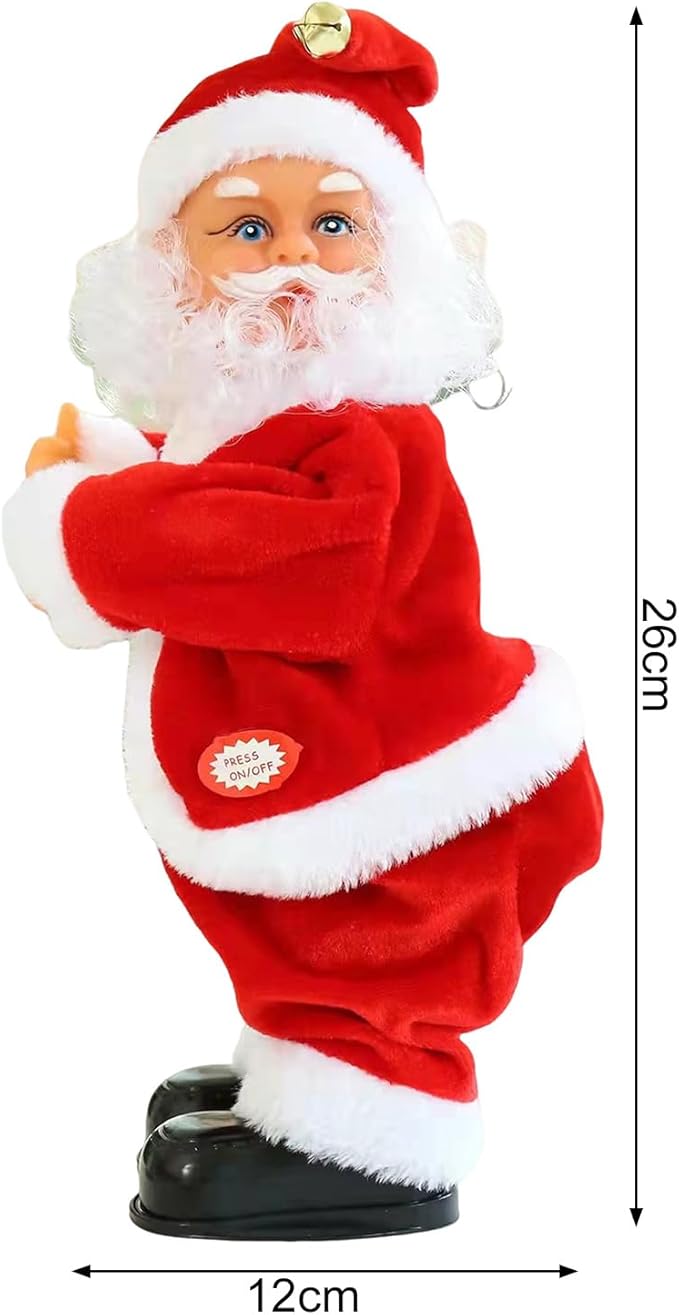 Christmas Wankelende Kerstman met Blote Billen – Grappige Kerstdecoratie