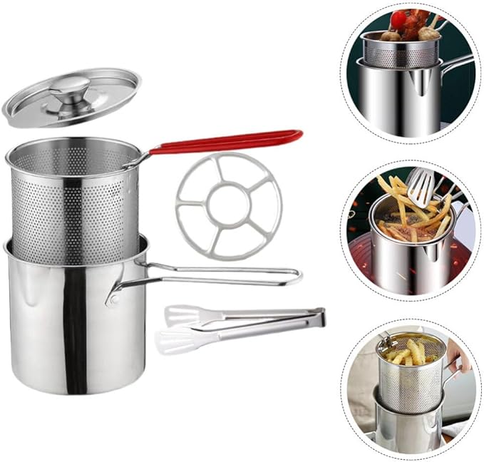 GourmetFry Deluxe Frituurpan voor Aardappelen | High-end frituurpan voor knapperige en heerlijke aardappelen thuis