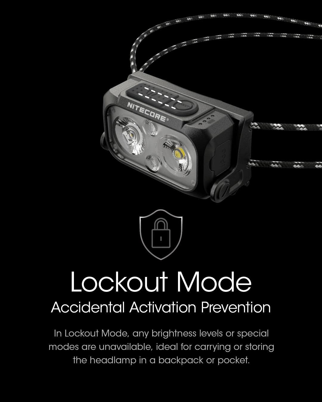 Nitecore NU25 UL Hoofdlamp – 400 Lumen, Ultralicht en USB-Oplaadbaar