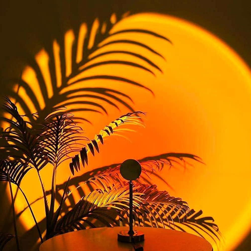 Moderne Tafellamp Sunsetlamp Warmwit Design