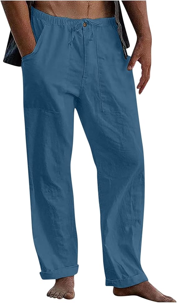 Casual linnen broek voor mannen | Werk