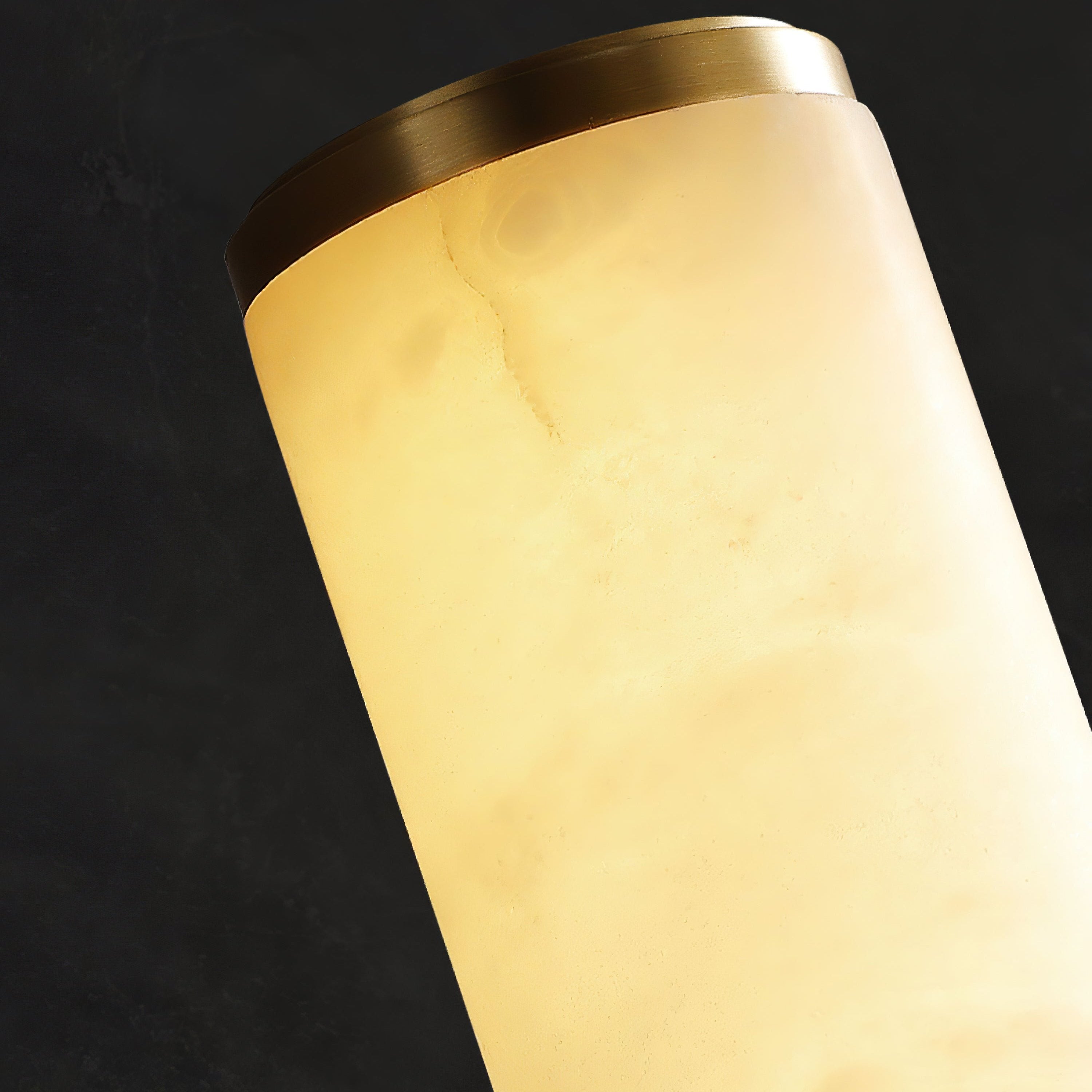 Moderne Minimalistische Spaanse Marmeren Koper Wandlamp LED 1-Licht