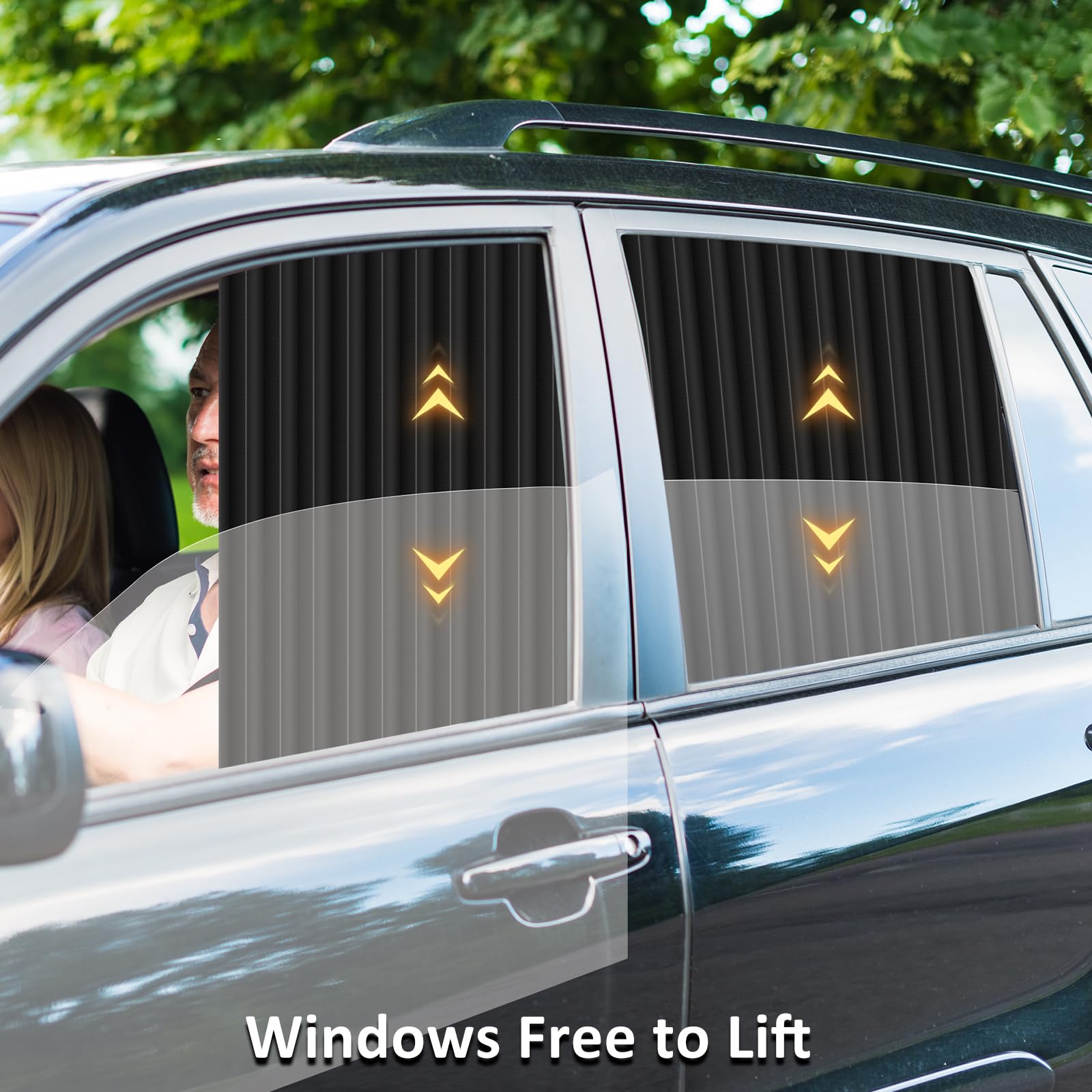 LuxShade Elite Magnetisch Auto Zonnescherm | Bescherming en privacy voor uw voertuig in stijl