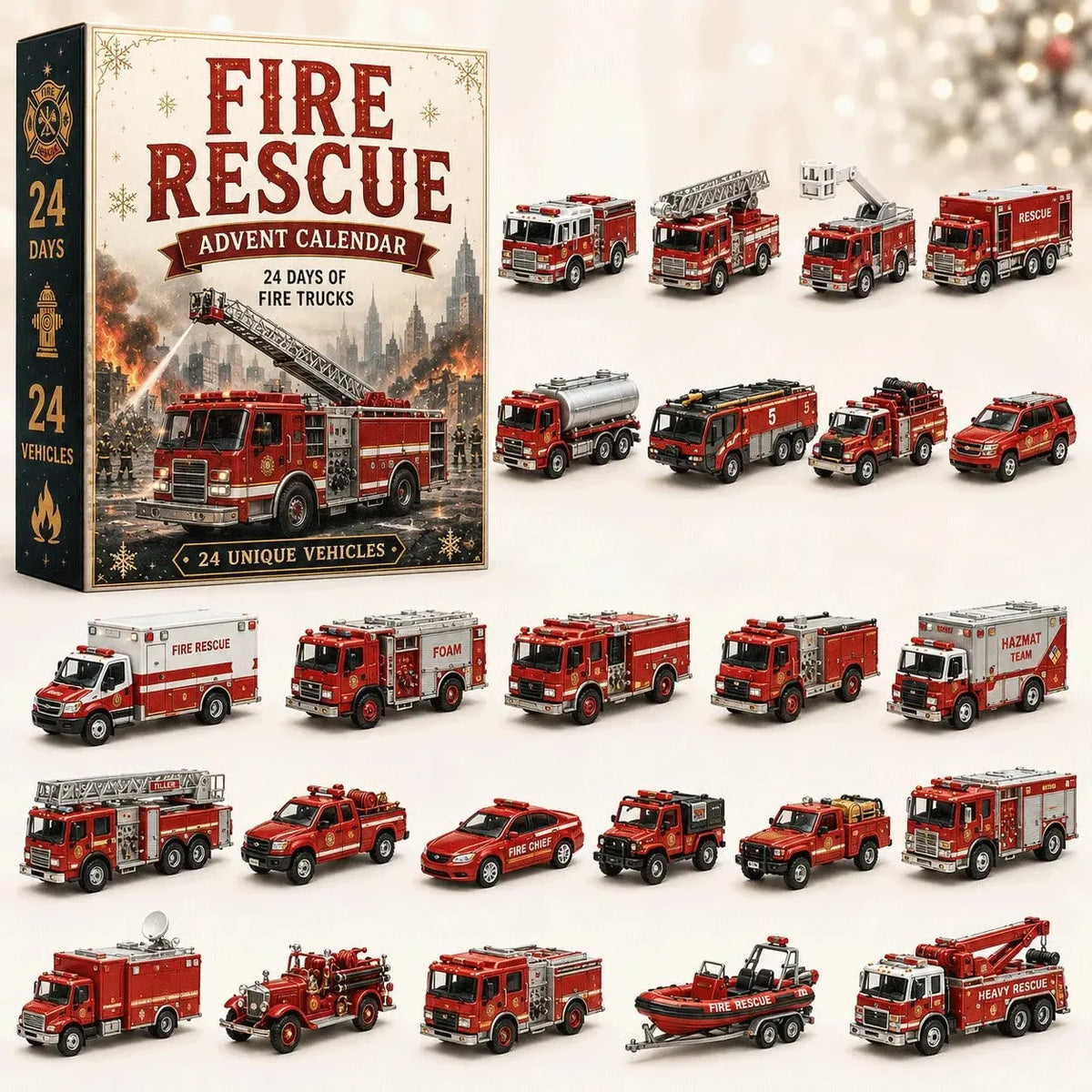 🚧 Bouw de Vloot Collectie 24-Daagse Voertuigen Advent Kalender Serie | ✨ Een Nieuw Avontuur Elke Ochtend