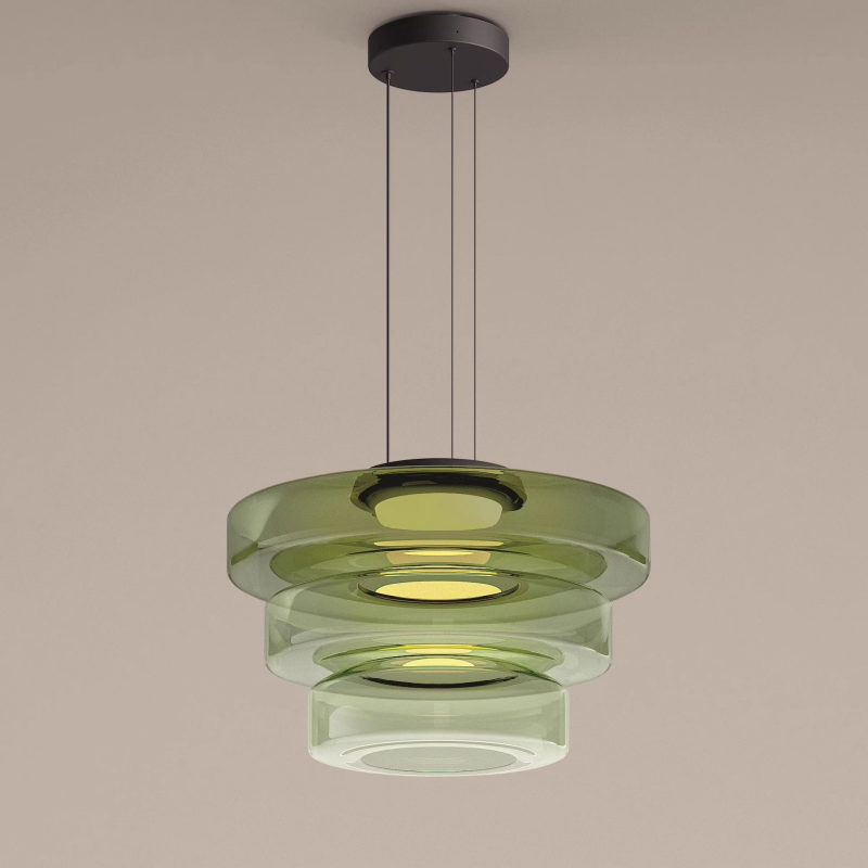 Glazen Hanglamp In Bauhaus Stijl