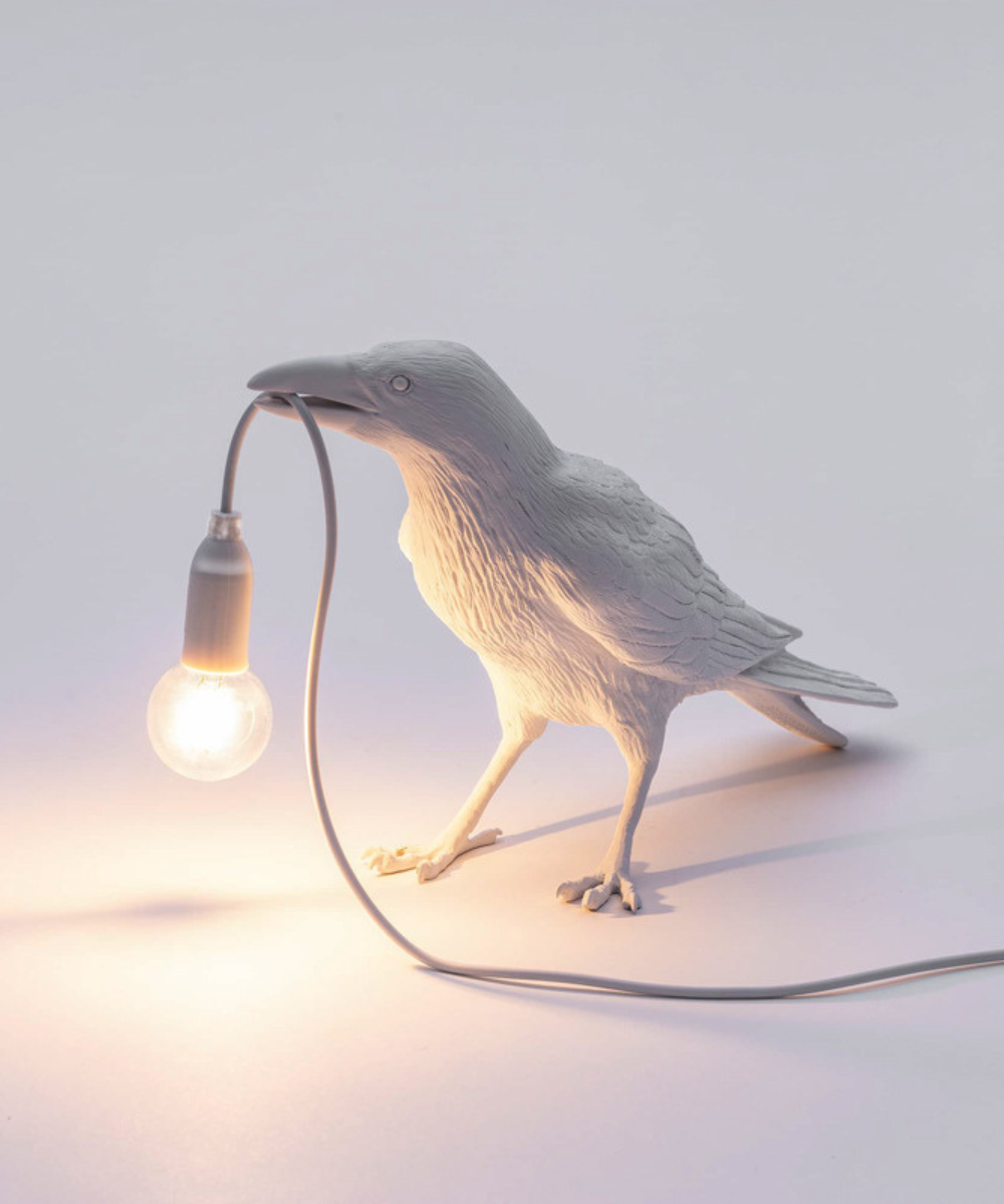 Deko-Kraaienlamp - Unieke tafellamp in vogelontwerp