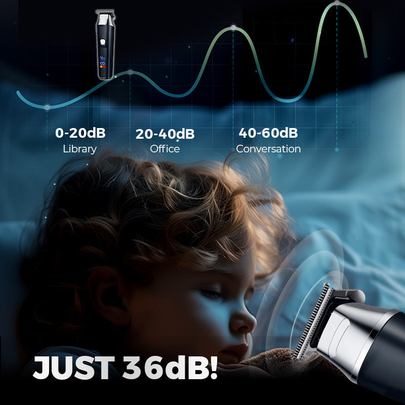 Elegant | Professionele elektrische tondeuse – digitale weergave – ergonomisch ontwerp – precieze snit