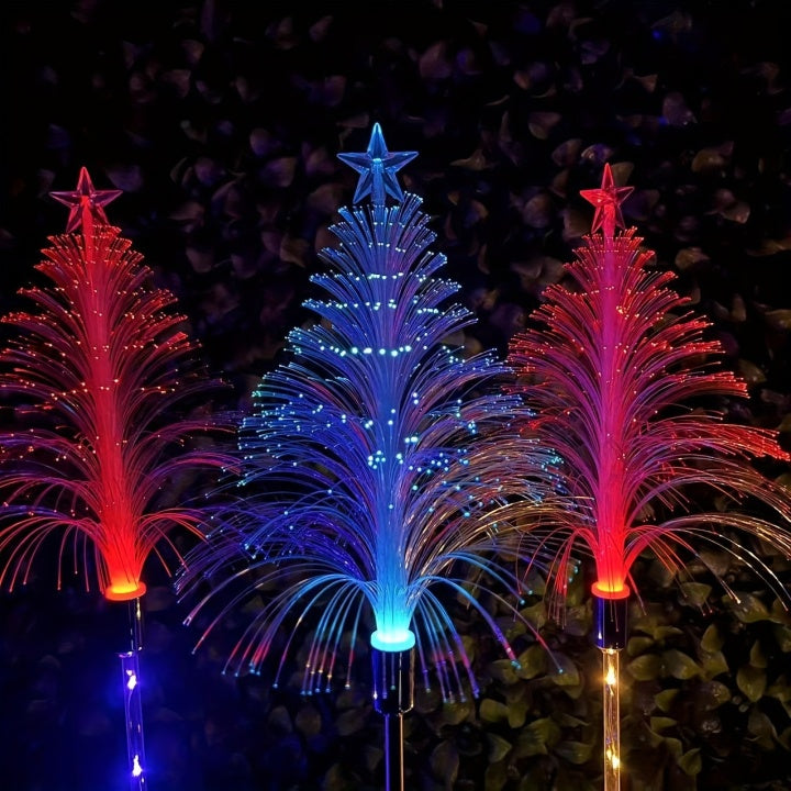 LichtTuin Solarset – 3 kleurveranderende LED-tuinlampen op zonne-energie