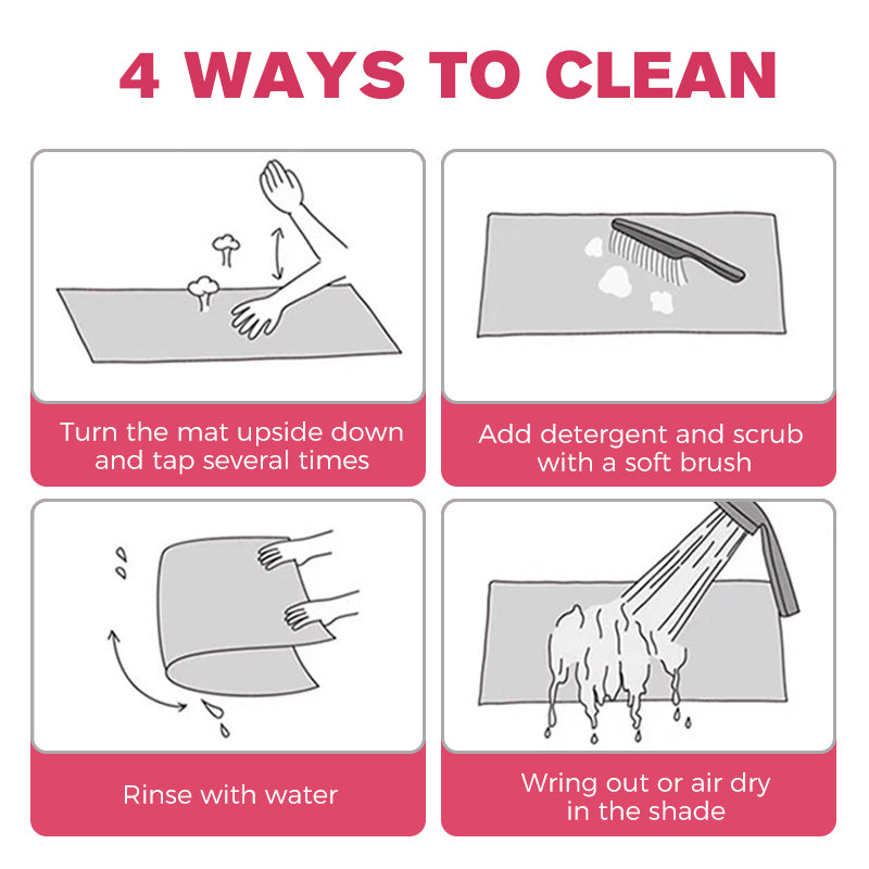 FloraLux Elegante Vloermat | Pluche comfort met diatomiet voor snel drogende elegantie