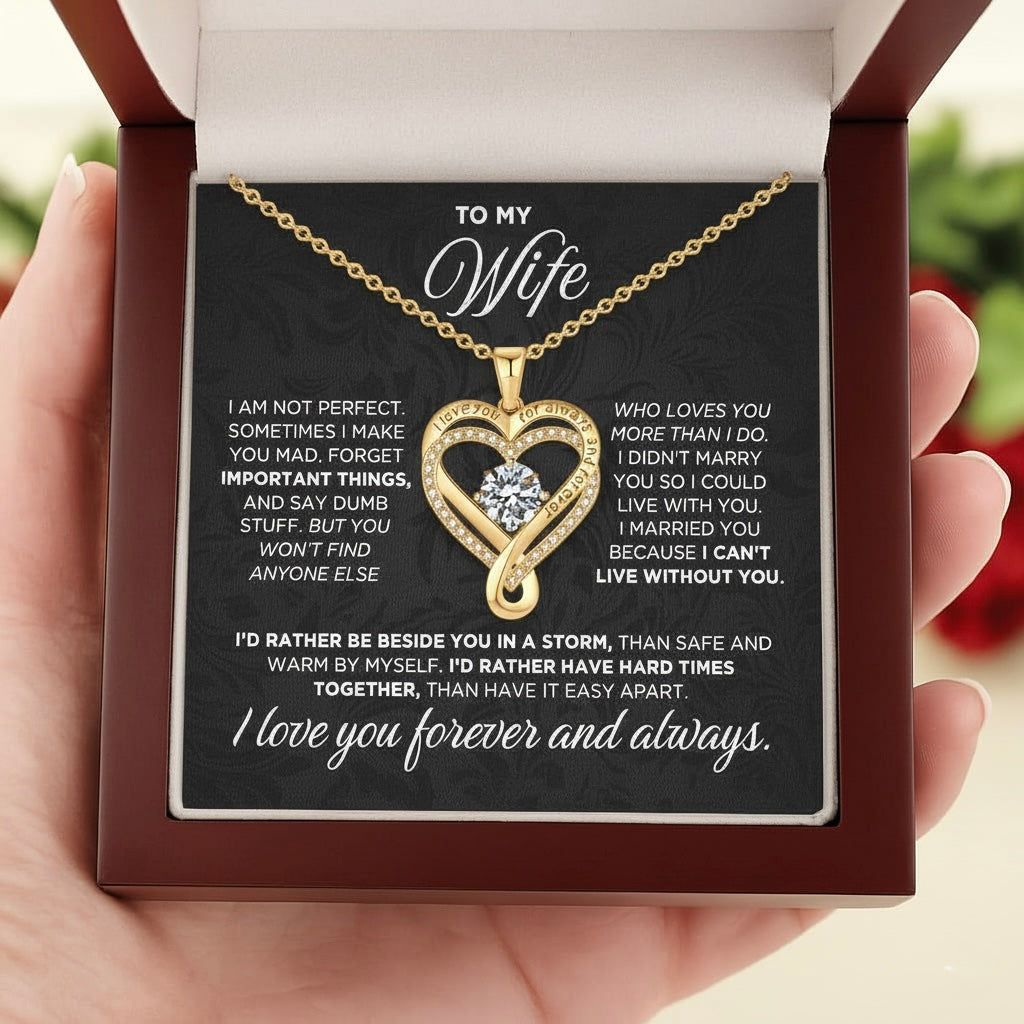 ForeverLove | Voor Mijn Vrouw Ik Hou Voor Altijd Van Je Ketting Cadeau