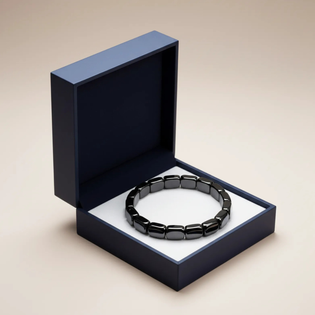 Hematiet-Armband voor Heren – Elegantie, Kracht & Stijlvolle Energie