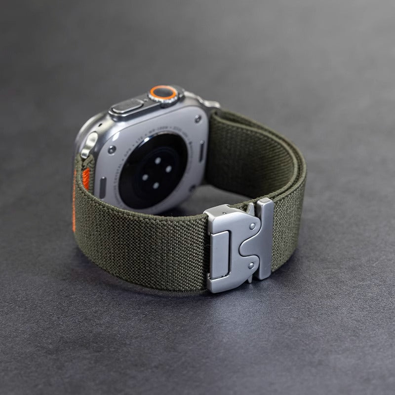 LuxeFlex Elite Nylon Band | Comfortabele en stijlvolle stretchband voor Apple Watch