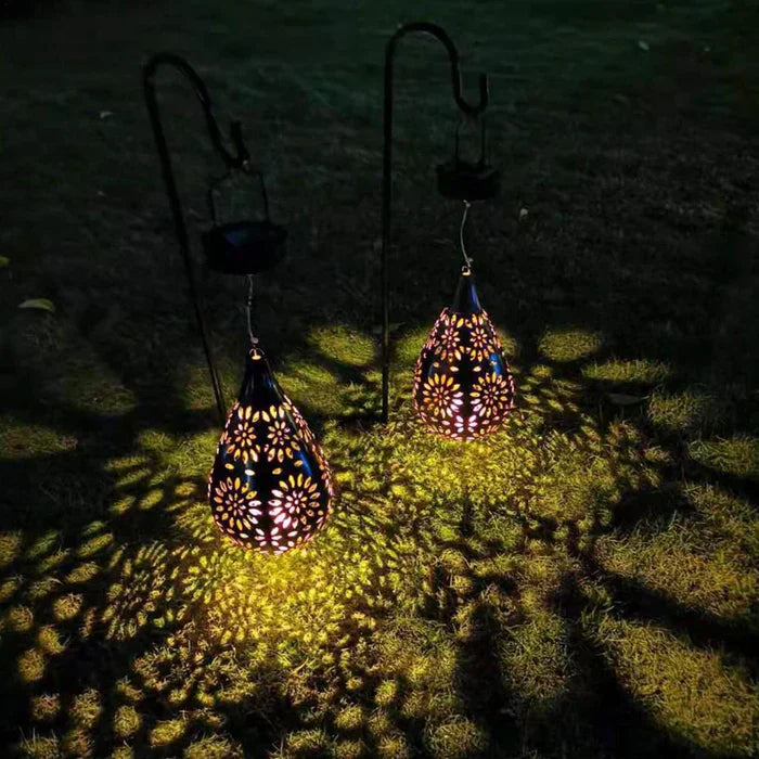 Zonne-energie en weerbestendige tuinlamp