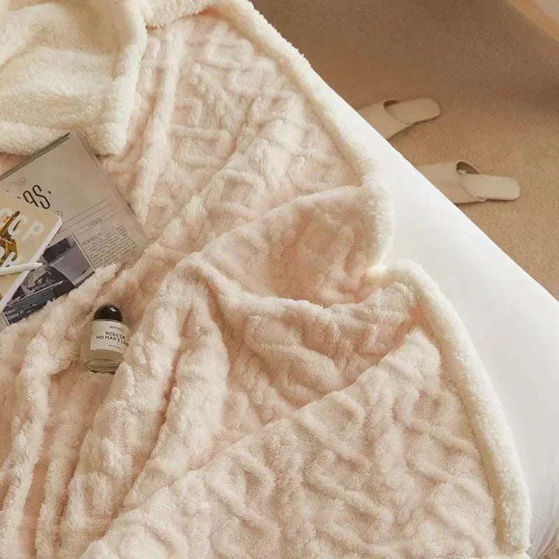 Knusse Winter Lamswol Deken - WarmWool