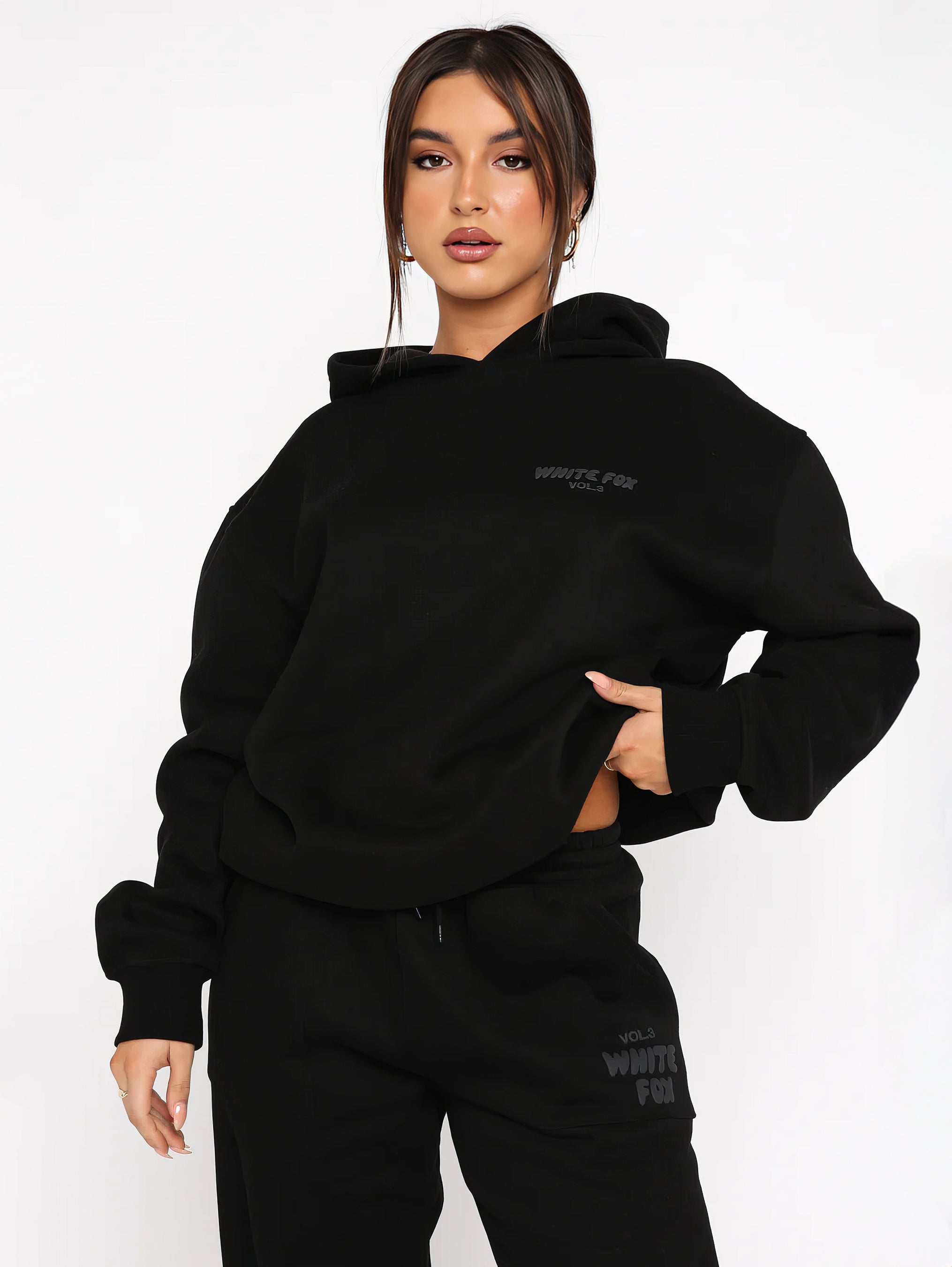 Vanio | Dames WhiteFox Trainingspak met Hoodie