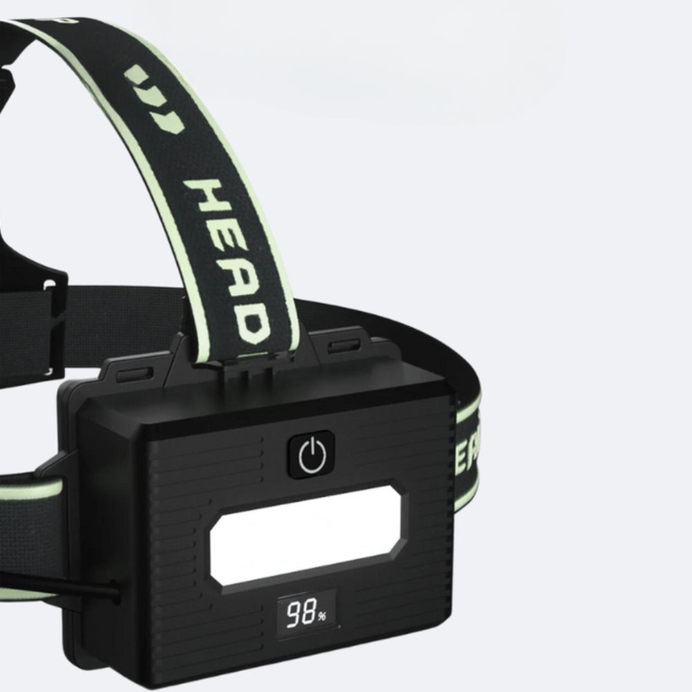 BrightTrail – 10.000 Lumen Hoofdlamp met instelbare straal en powerbank-functie